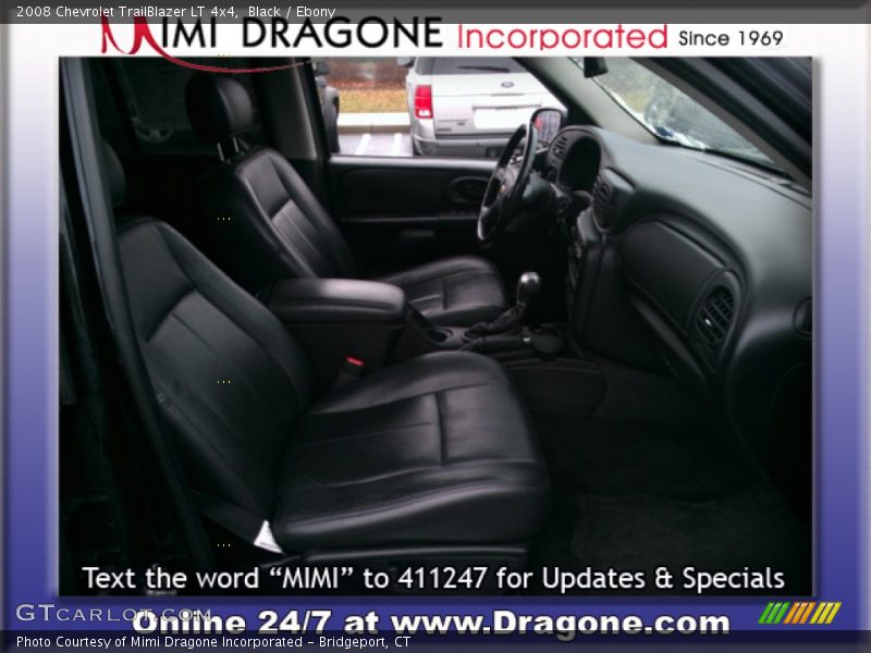 Black / Ebony 2008 Chevrolet TrailBlazer LT 4x4