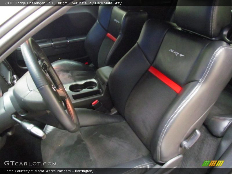 Bright Silver Metallic / Dark Slate Gray 2010 Dodge Challenger SRT8