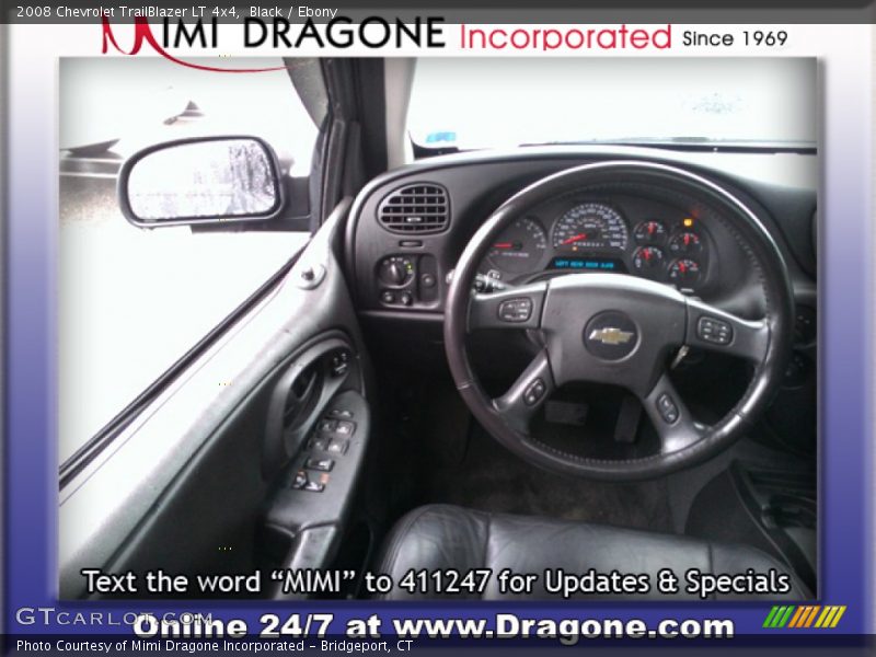 Black / Ebony 2008 Chevrolet TrailBlazer LT 4x4