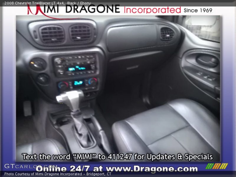 Black / Ebony 2008 Chevrolet TrailBlazer LT 4x4