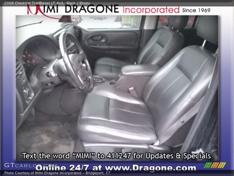 Black / Ebony 2008 Chevrolet TrailBlazer LT 4x4