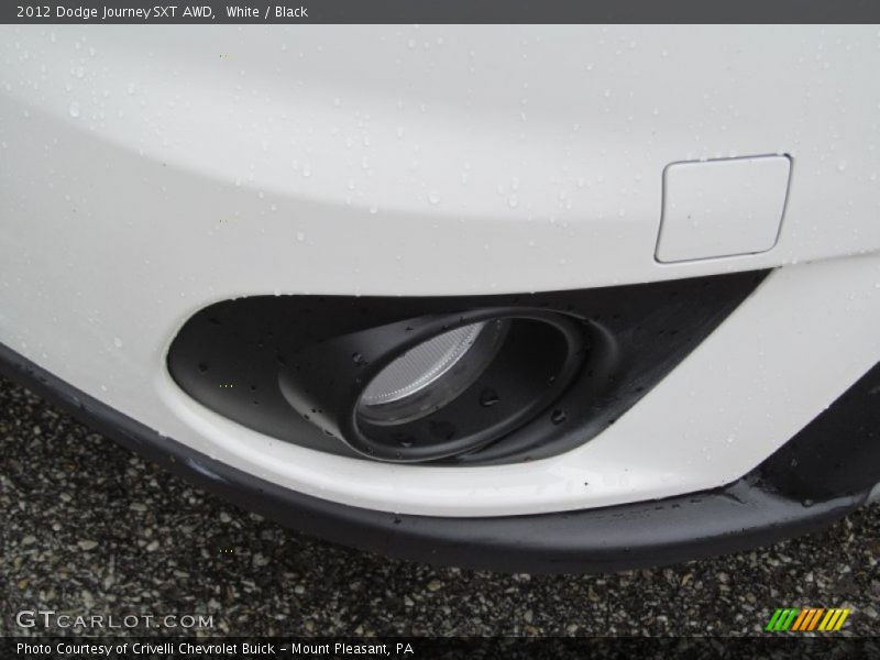 White / Black 2012 Dodge Journey SXT AWD