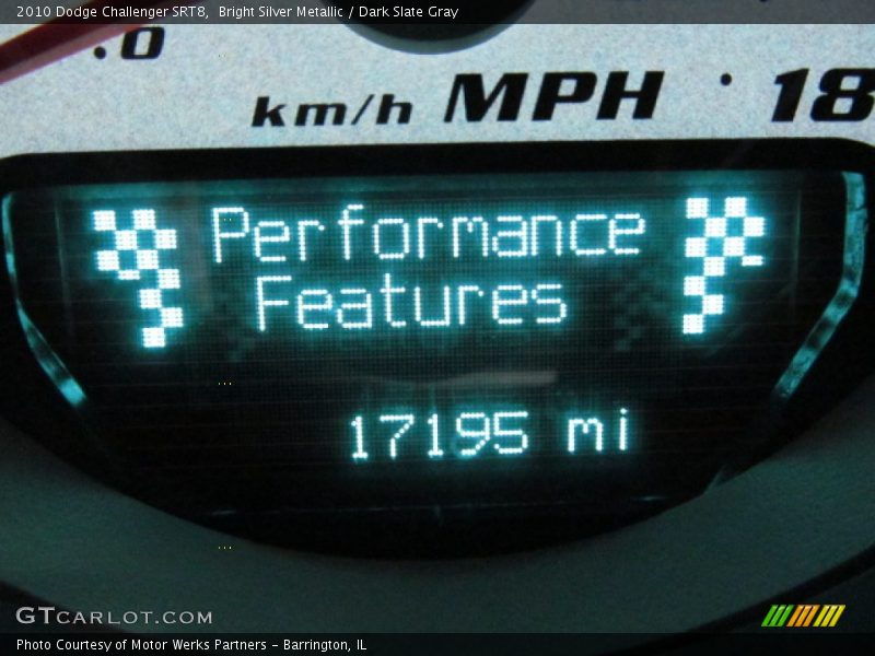 Bright Silver Metallic / Dark Slate Gray 2010 Dodge Challenger SRT8