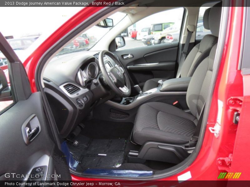 Bright Red / Black 2013 Dodge Journey American Value Package