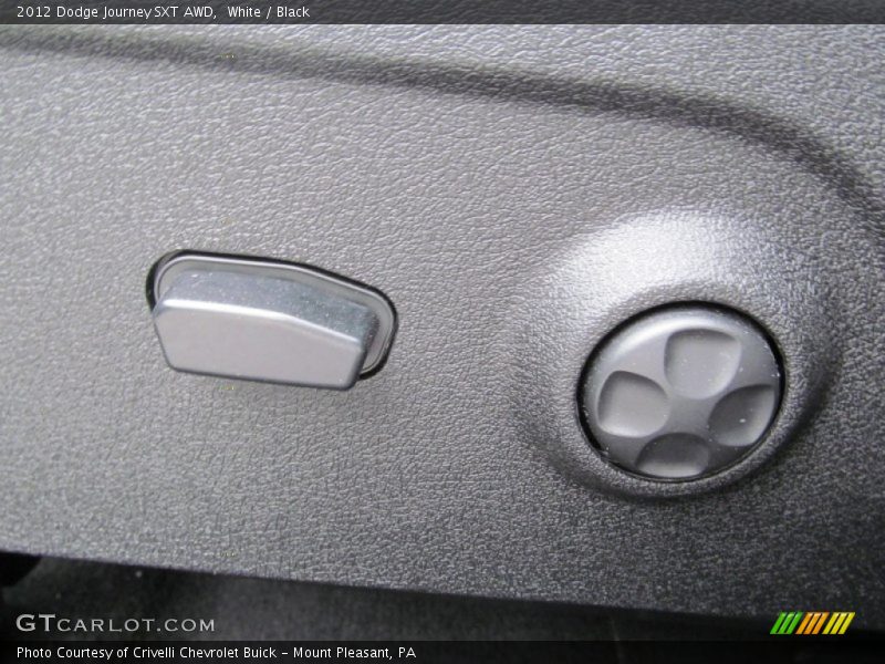 White / Black 2012 Dodge Journey SXT AWD