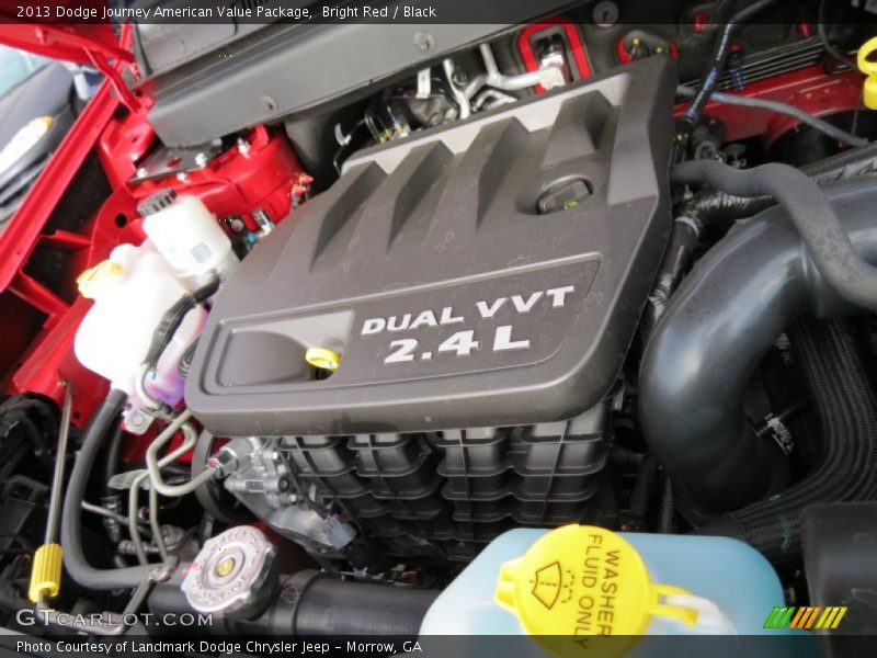 Bright Red / Black 2013 Dodge Journey American Value Package