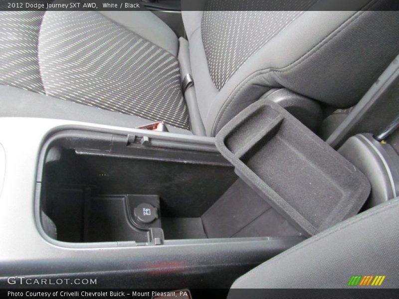 White / Black 2012 Dodge Journey SXT AWD
