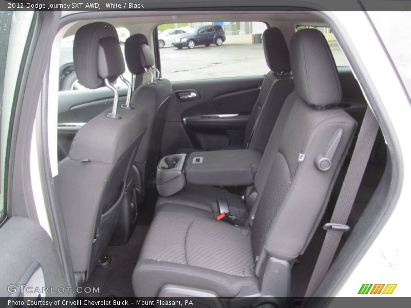 White / Black 2012 Dodge Journey SXT AWD