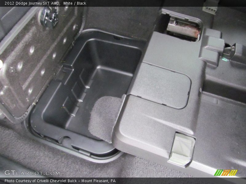 White / Black 2012 Dodge Journey SXT AWD