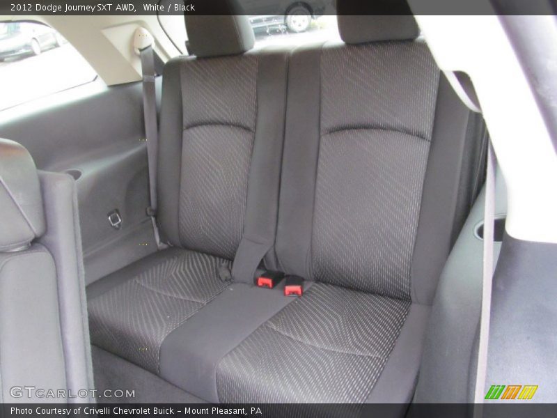 White / Black 2012 Dodge Journey SXT AWD