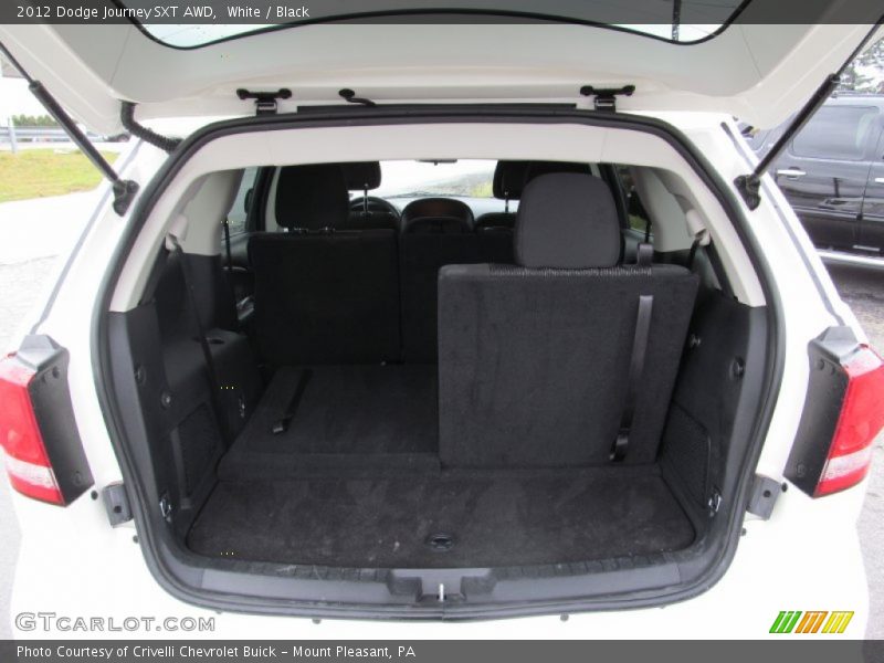 White / Black 2012 Dodge Journey SXT AWD