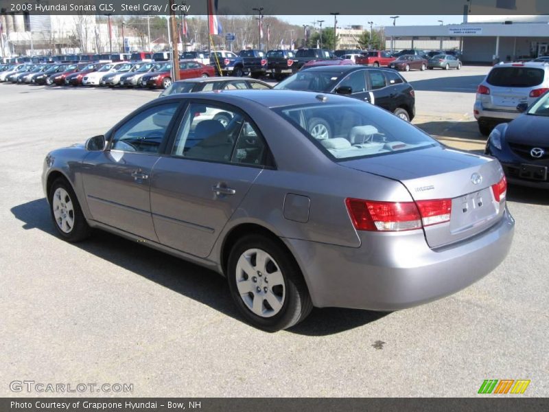 Steel Gray / Gray 2008 Hyundai Sonata GLS