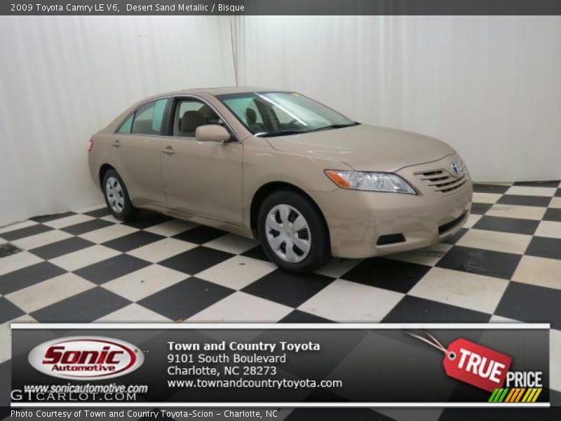 Desert Sand Metallic / Bisque 2009 Toyota Camry LE V6
