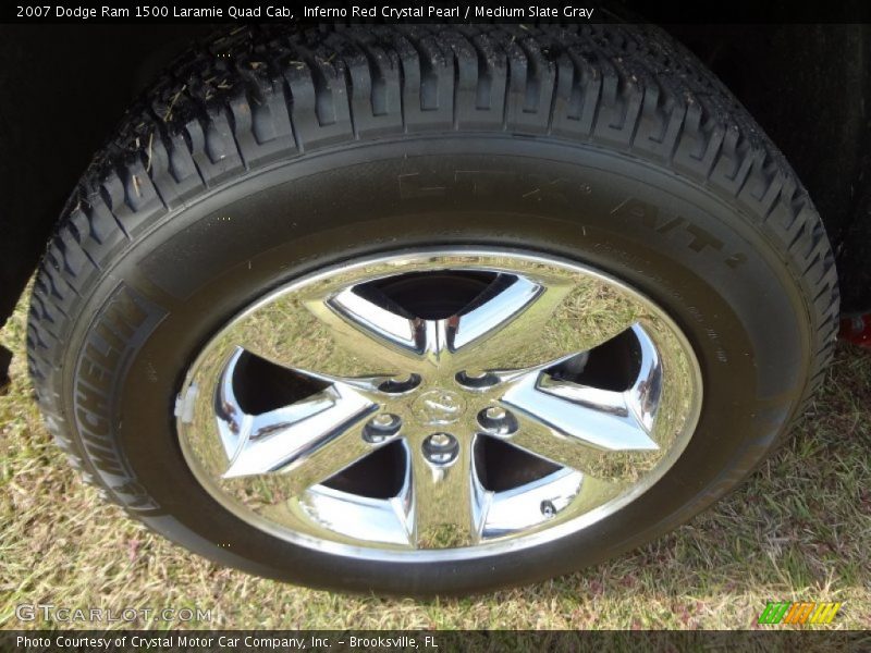 Inferno Red Crystal Pearl / Medium Slate Gray 2007 Dodge Ram 1500 Laramie Quad Cab