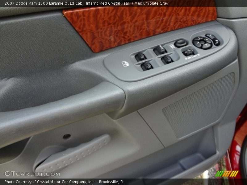 Inferno Red Crystal Pearl / Medium Slate Gray 2007 Dodge Ram 1500 Laramie Quad Cab