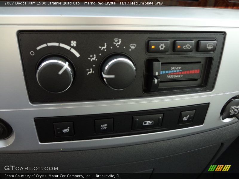 Inferno Red Crystal Pearl / Medium Slate Gray 2007 Dodge Ram 1500 Laramie Quad Cab