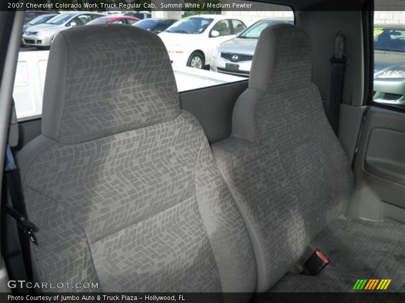 Summit White / Medium Pewter 2007 Chevrolet Colorado Work Truck Regular Cab
