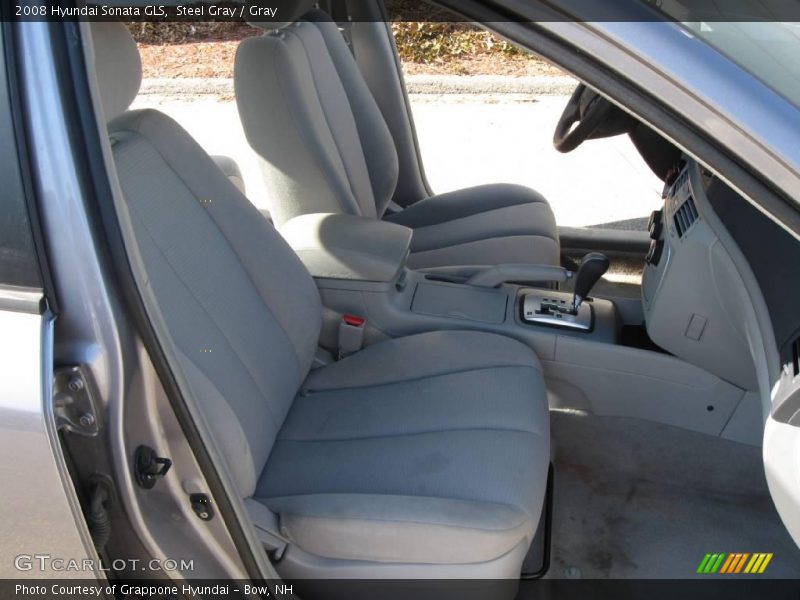 Steel Gray / Gray 2008 Hyundai Sonata GLS