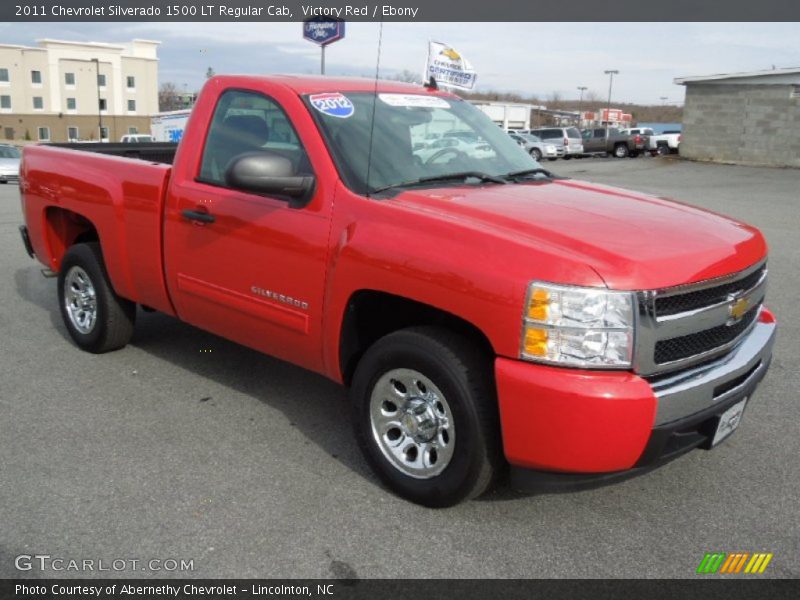 Victory Red / Ebony 2011 Chevrolet Silverado 1500 LT Regular Cab