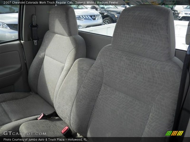 Summit White / Medium Pewter 2007 Chevrolet Colorado Work Truck Regular Cab