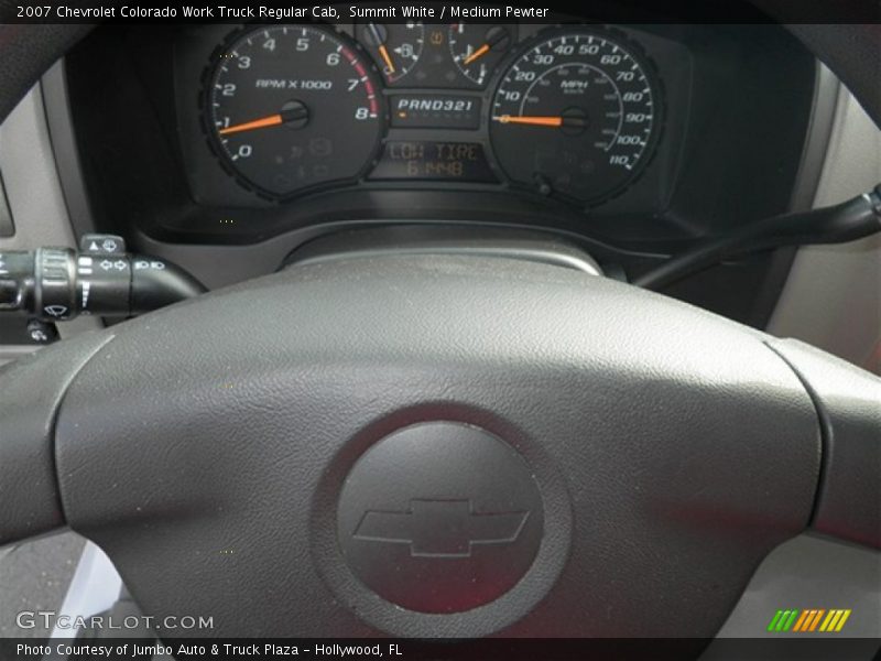 Summit White / Medium Pewter 2007 Chevrolet Colorado Work Truck Regular Cab