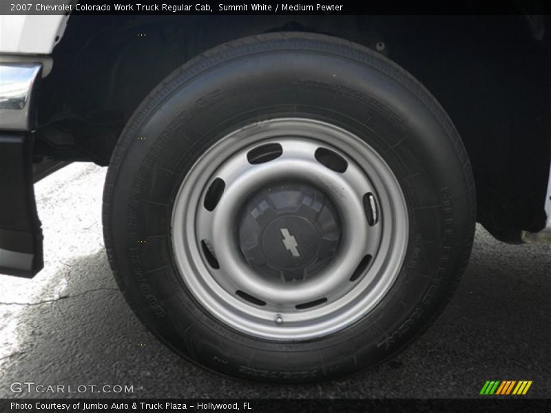 Summit White / Medium Pewter 2007 Chevrolet Colorado Work Truck Regular Cab