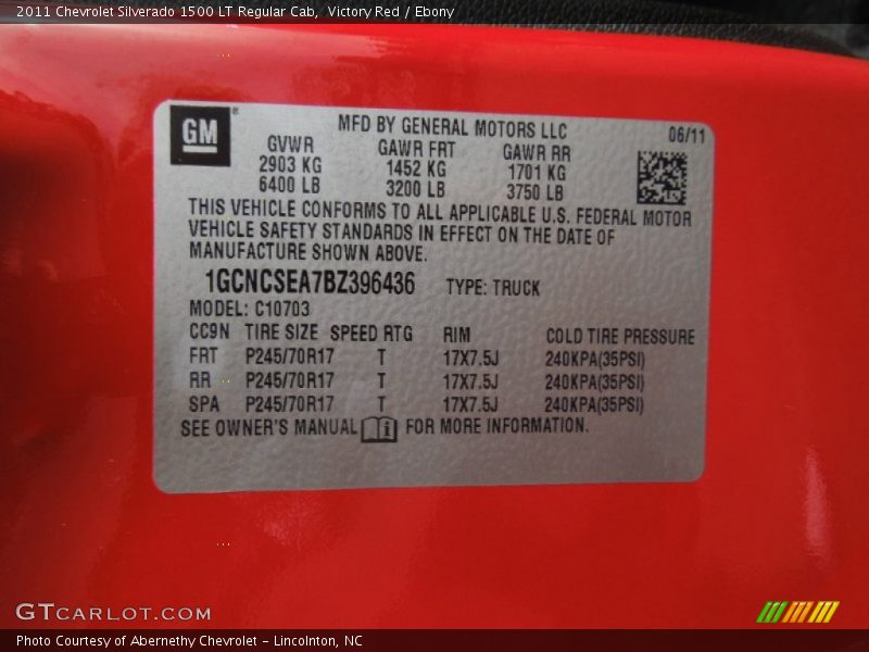 Victory Red / Ebony 2011 Chevrolet Silverado 1500 LT Regular Cab
