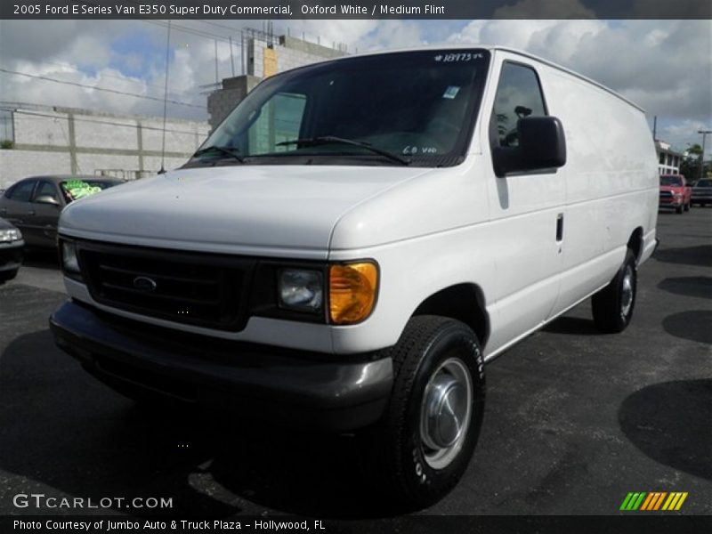 Oxford White / Medium Flint 2005 Ford E Series Van E350 Super Duty Commercial