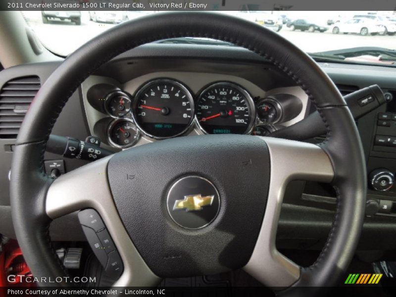 Victory Red / Ebony 2011 Chevrolet Silverado 1500 LT Regular Cab