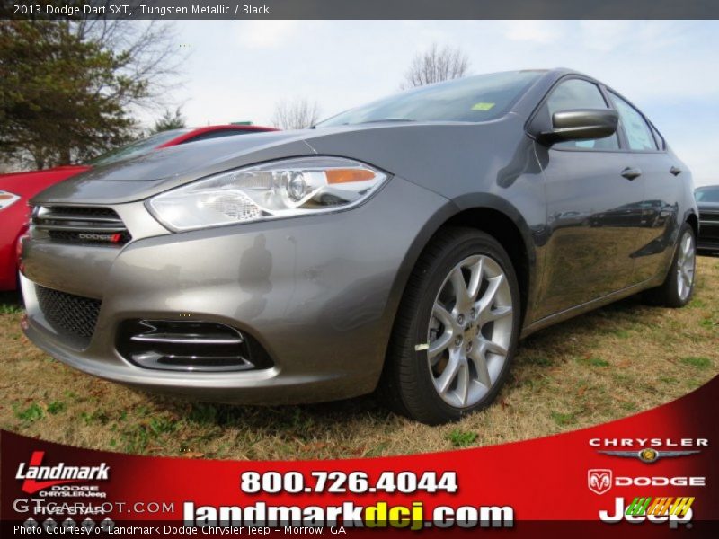Tungsten Metallic / Black 2013 Dodge Dart SXT
