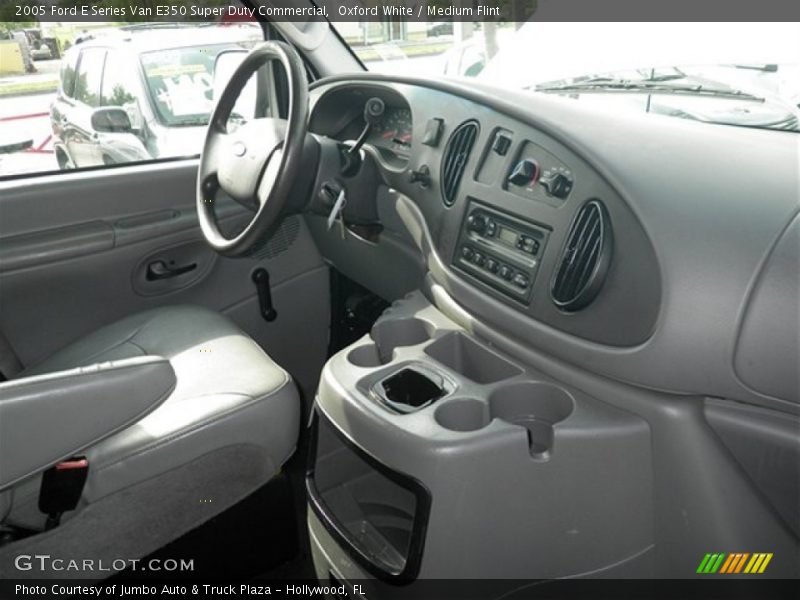 Oxford White / Medium Flint 2005 Ford E Series Van E350 Super Duty Commercial