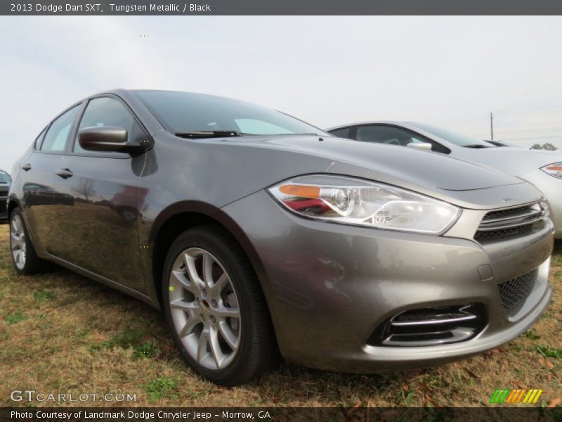 Tungsten Metallic / Black 2013 Dodge Dart SXT