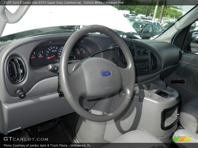 Oxford White / Medium Flint 2005 Ford E Series Van E350 Super Duty Commercial
