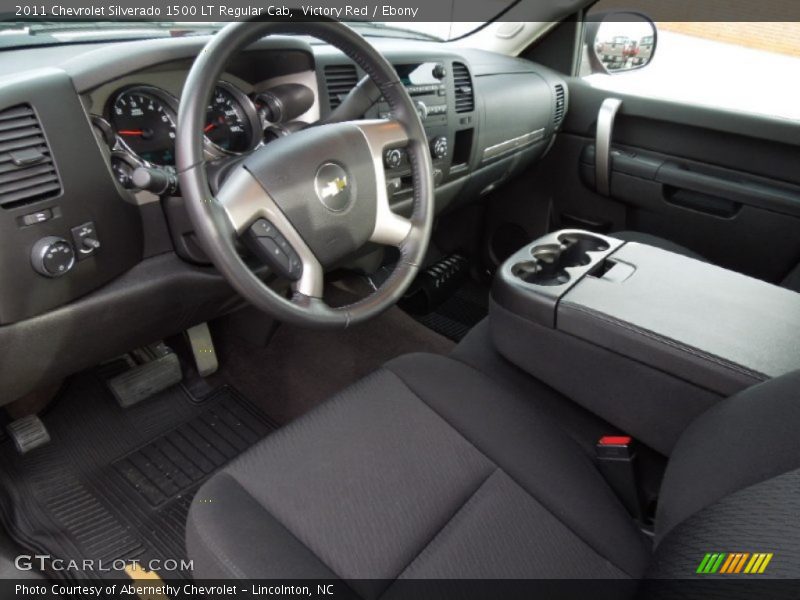 Ebony Interior - 2011 Silverado 1500 LT Regular Cab 