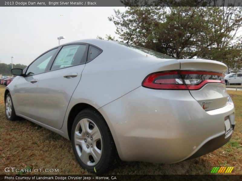 Bright Silver Metallic / Black 2013 Dodge Dart Aero