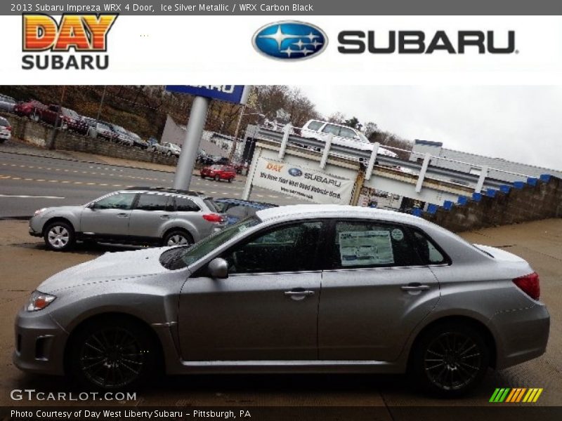 Ice Silver Metallic / WRX Carbon Black 2013 Subaru Impreza WRX 4 Door
