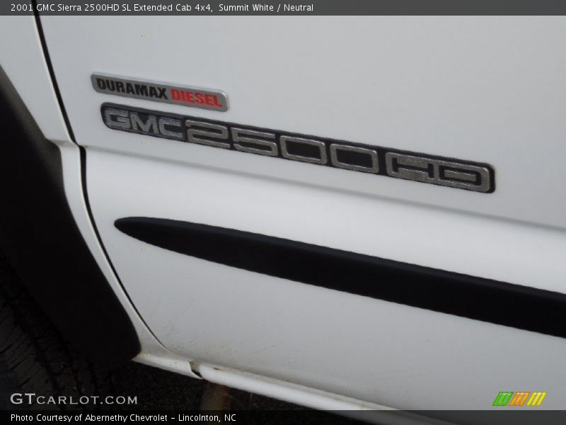  2001 Sierra 2500HD SL Extended Cab 4x4 Logo