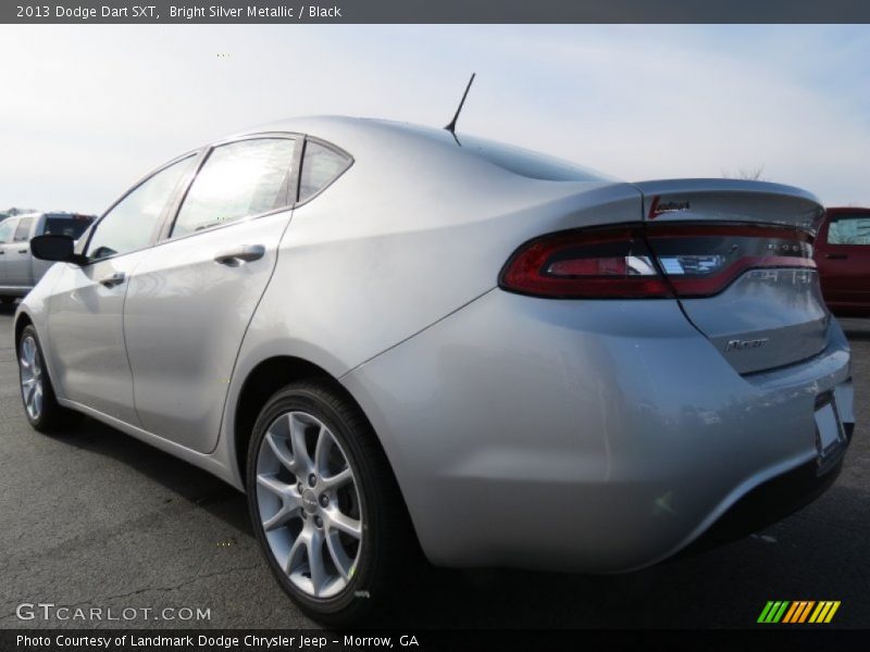 Bright Silver Metallic / Black 2013 Dodge Dart SXT