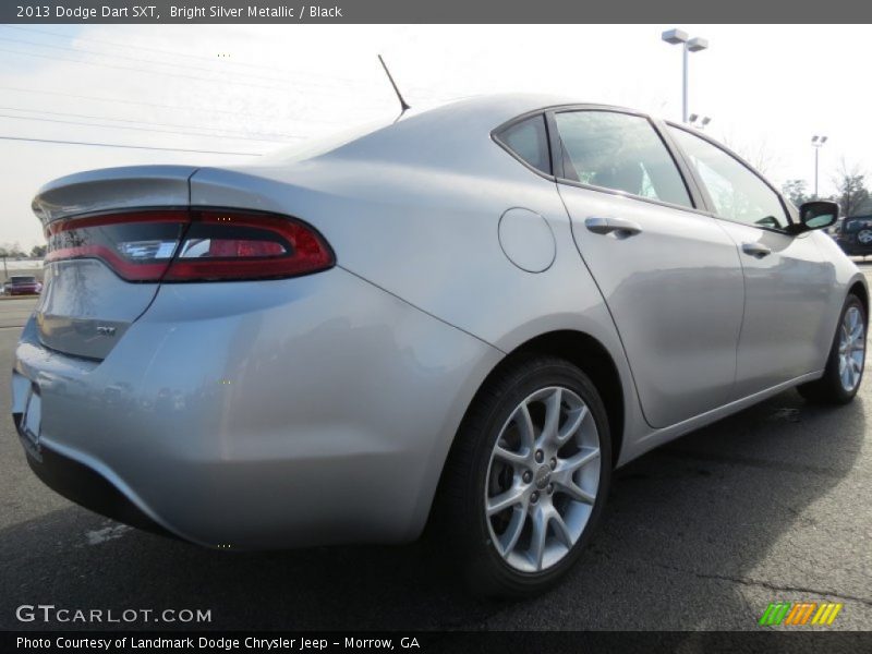 Bright Silver Metallic / Black 2013 Dodge Dart SXT