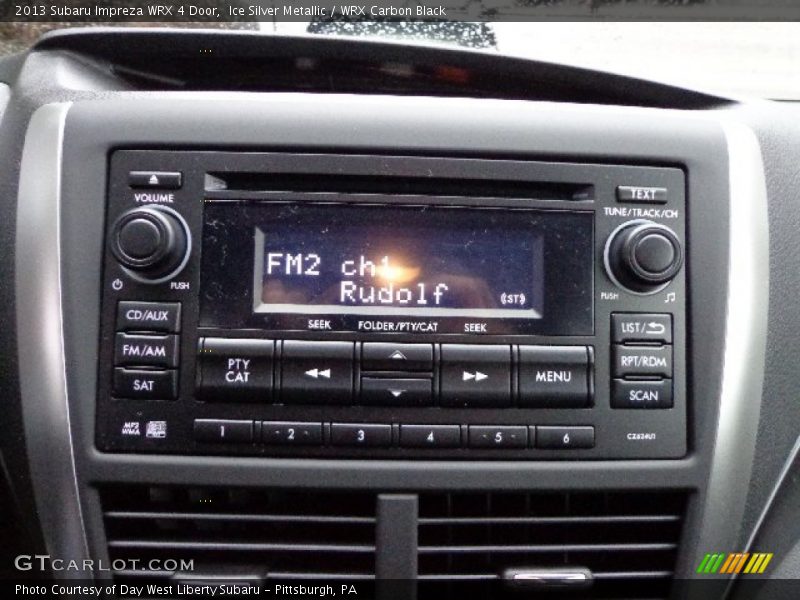 Audio System of 2013 Impreza WRX 4 Door