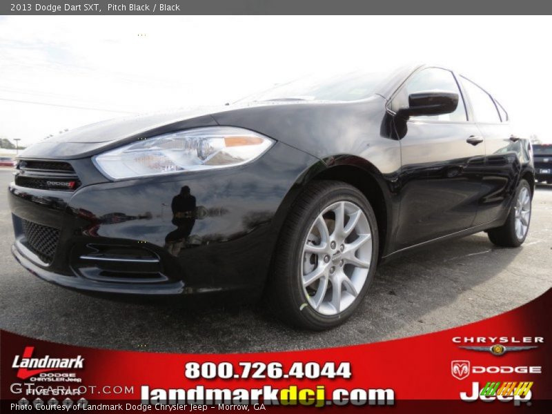 Pitch Black / Black 2013 Dodge Dart SXT