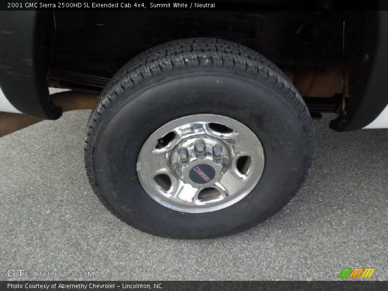 Summit White / Neutral 2001 GMC Sierra 2500HD SL Extended Cab 4x4