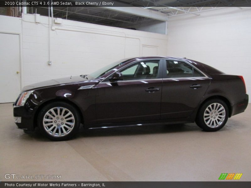 Black Cherry / Ebony 2010 Cadillac CTS 4 3.6 AWD Sedan