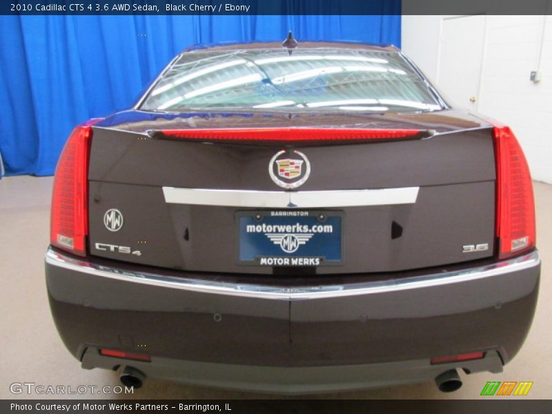 Black Cherry / Ebony 2010 Cadillac CTS 4 3.6 AWD Sedan