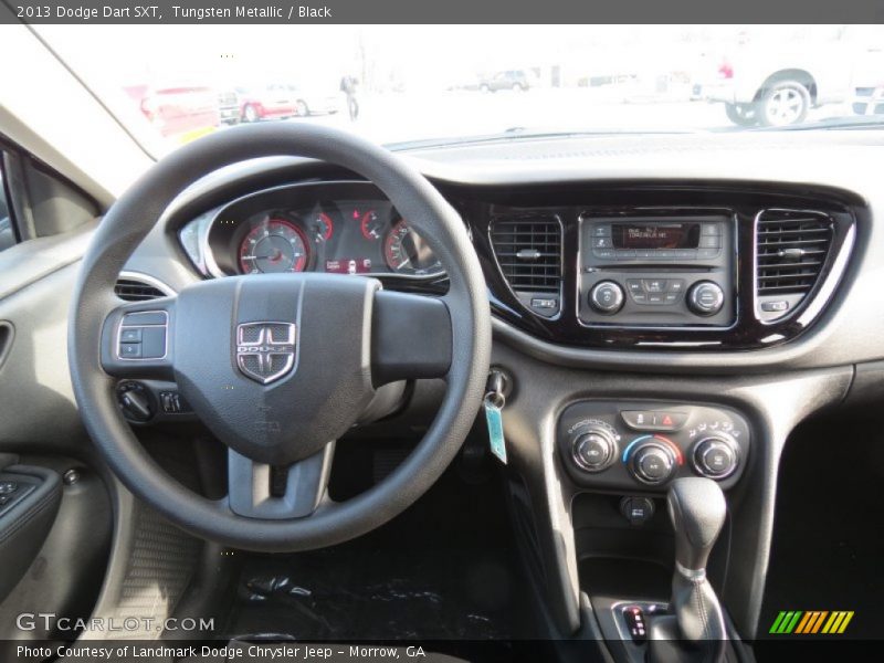 Tungsten Metallic / Black 2013 Dodge Dart SXT