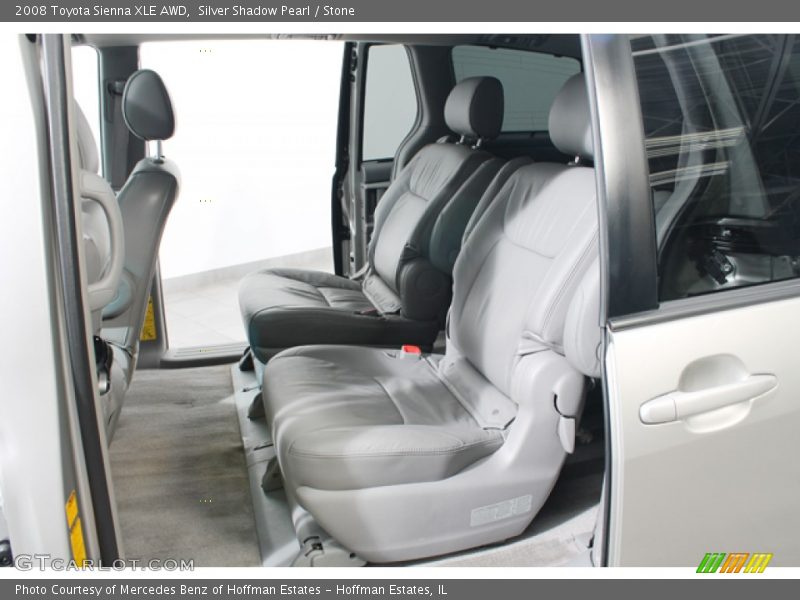 Rear Seat of 2008 Sienna XLE AWD