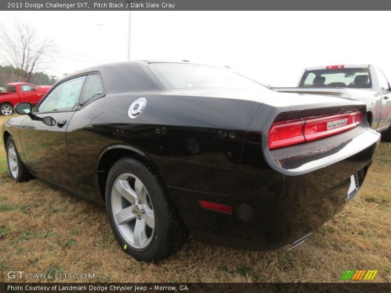Pitch Black / Dark Slate Gray 2013 Dodge Challenger SXT