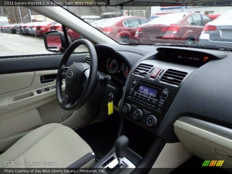 Satin White Pearl / Ivory 2013 Subaru Impreza 2.0i 4 Door