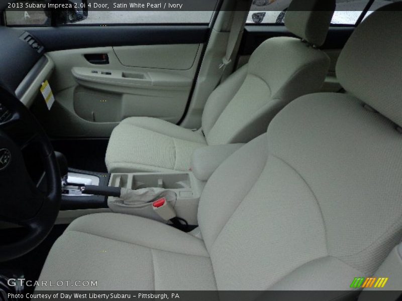Satin White Pearl / Ivory 2013 Subaru Impreza 2.0i 4 Door