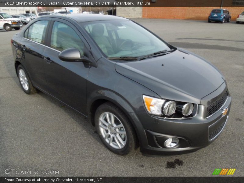 Cyber Gray Metallic / Dark Pewter/Dark Titanium 2013 Chevrolet Sonic LT Sedan